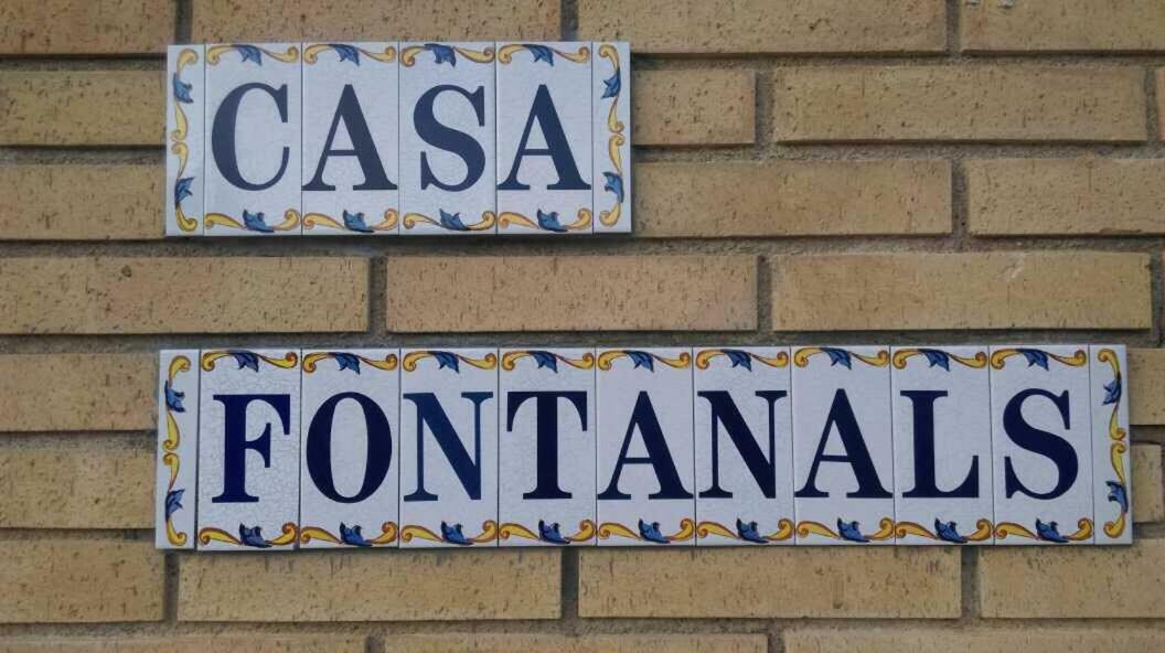 Casa Fontanals Vila Pla del Panadés Exterior foto